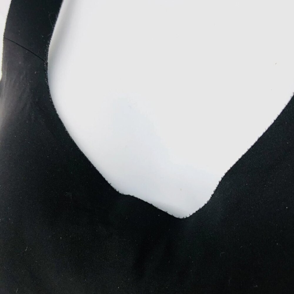 Lululemon Black Back Closure Comfort Strap Sports Bra 34DD Medium Impact Active - Picture 4 of 6